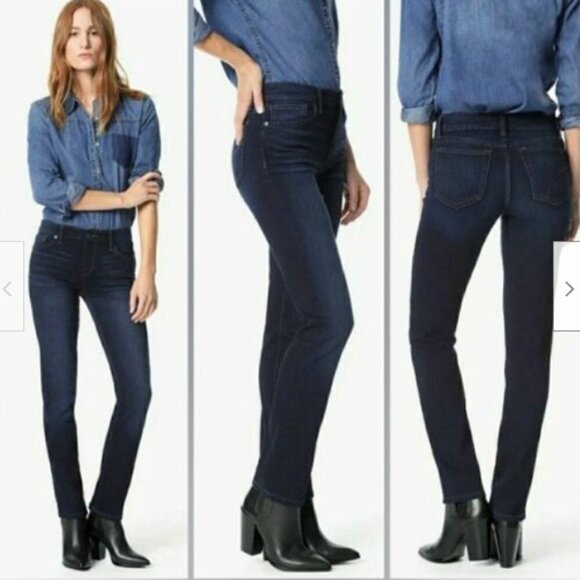 Joe’s Jeans Ankle Cigarette Pant Mid-Rise Jeans Reed Wash Size 26 Black Blue - Picture 2 of 12